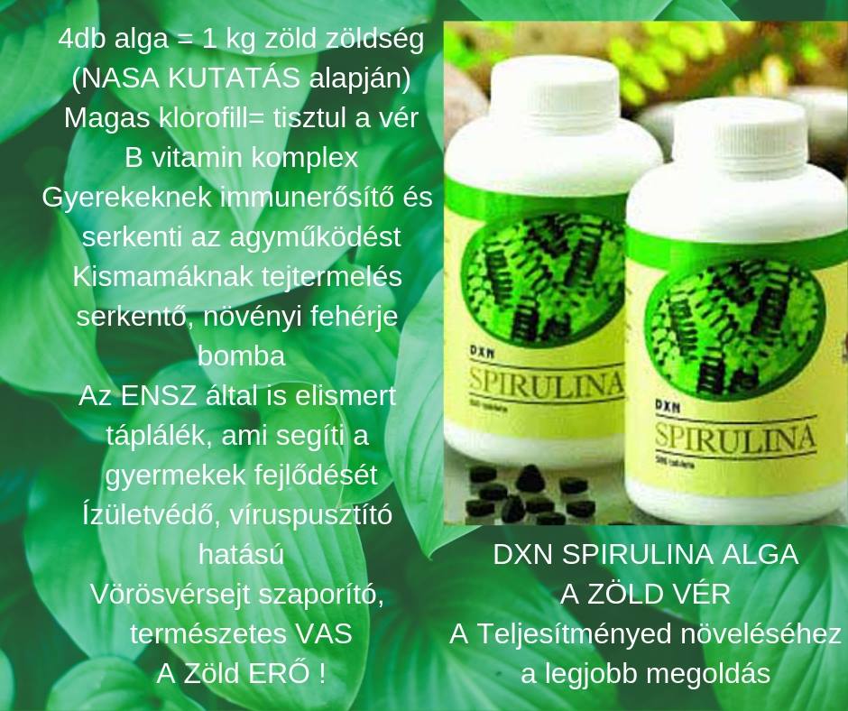 Spirulina - a zöld vér